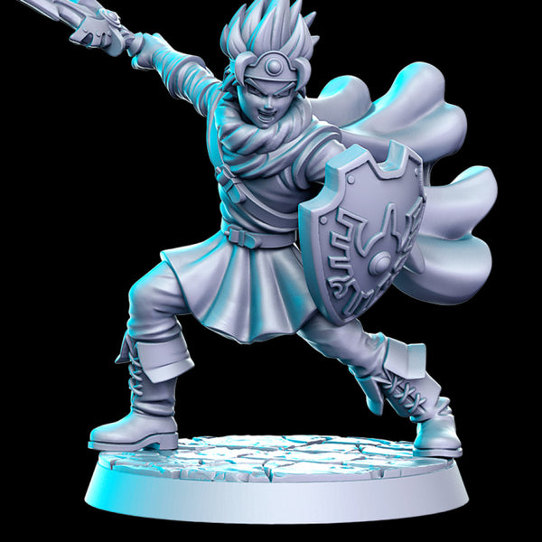 Shin - figther- 32mm - DnD - Only-Games