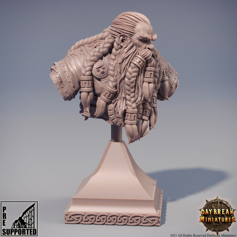 Petri ”Red Axes” Redhalla bust - The Dwarfs of The Dark Deep - Only-Games