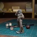 Farmer With Sickle - TytanTroll Miniatures - DnD - Fantasy - Only-Games