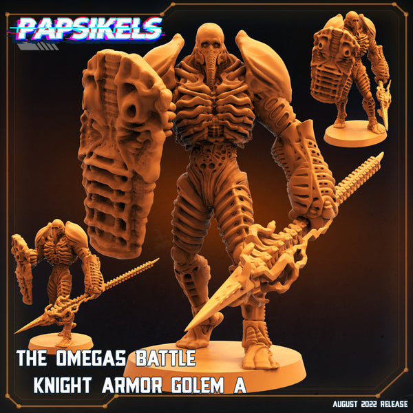 THE OMEGAS - BATTLE KNIGHT ARMOR GOLEM A - Only-Games