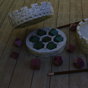 Fortress Dice Holder - Only-Games