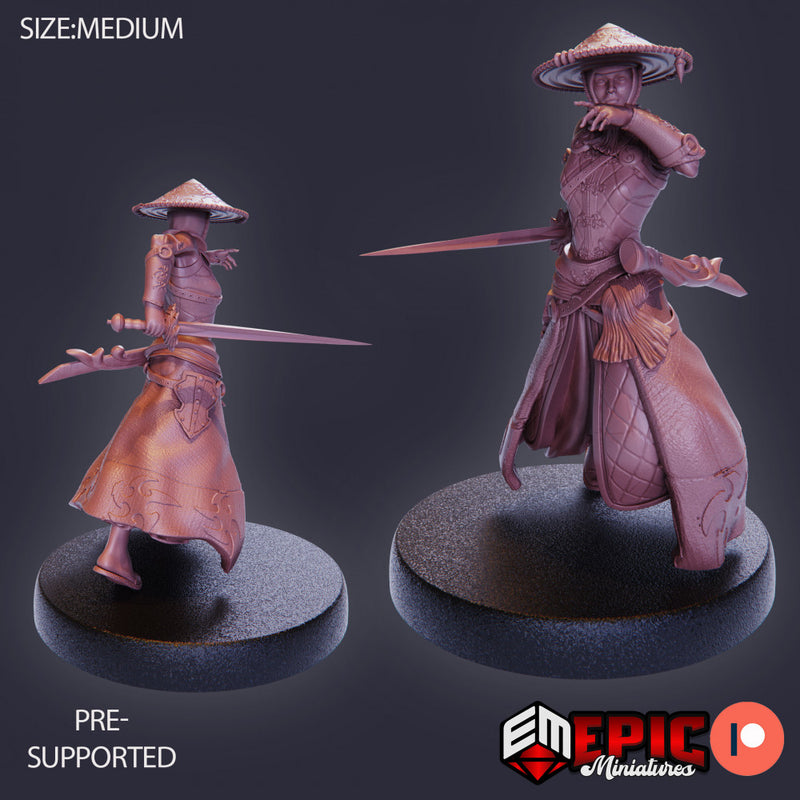 Warrior Monk Female Set / Samurai / Sword Fighter / Japanese Dynasty - Only-Games