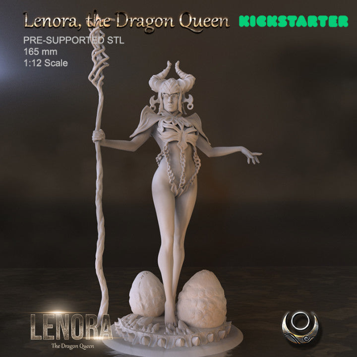 Lenora, the Dragon Queen (Armor Version) - Only-Games
