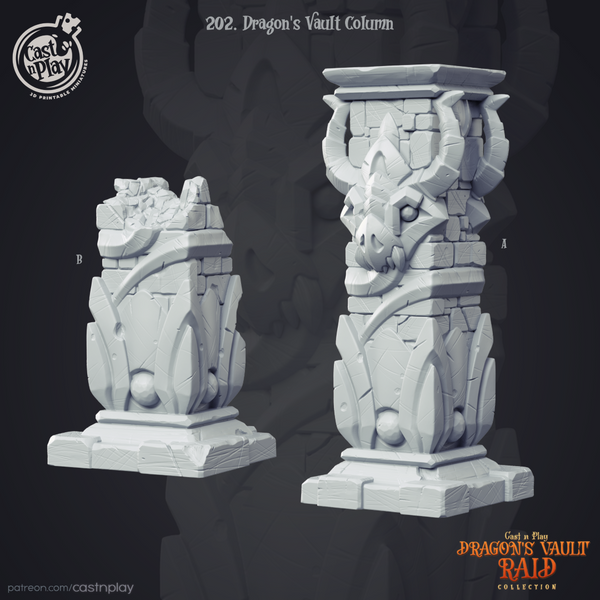 Dragon's Vault Column - Only-Games
