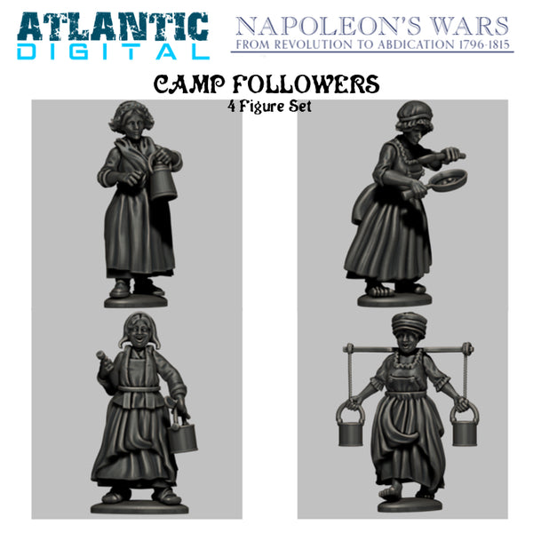 Camp Followers (4 Figure Set) - Only-Games
