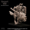 Goblin Wolf Riders multi-part regiment (10 miniatures) - Only-Games