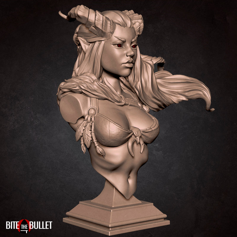 Druid Tiefling Bust - Only-Games