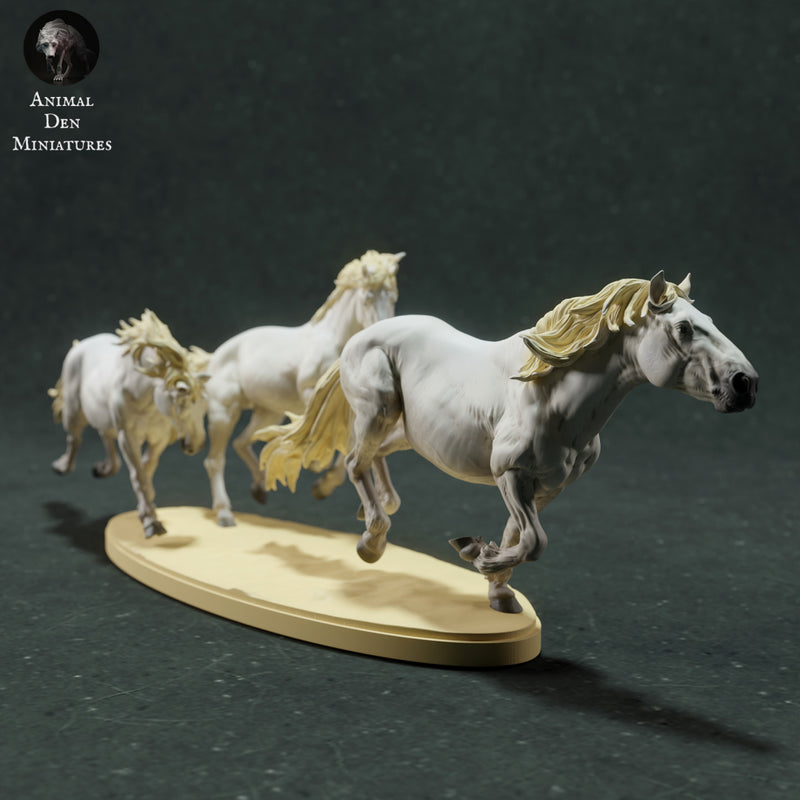 Camargue Horses Run 1/43 - Only-Games