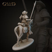 knight conquistador on horse - Only-Games