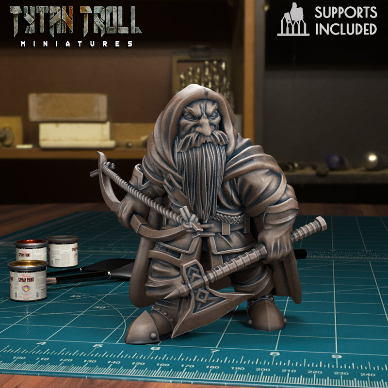 Male Dwarf Pack - TytanTroll Miniatures - DnD - Fantasy - 32mm - Only-Games