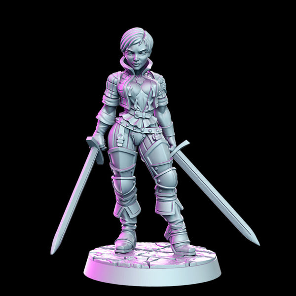 Daena - Female knight - 32mm - DnD - Only-Games