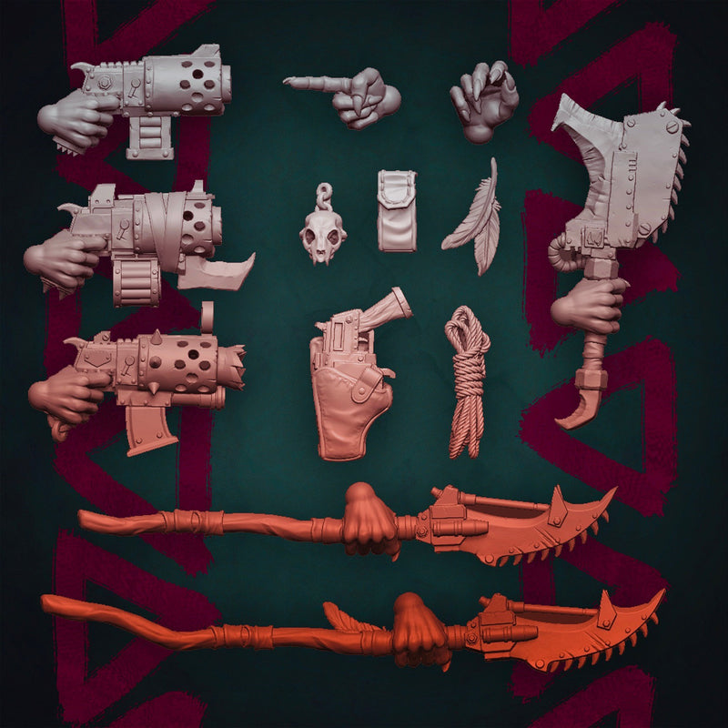 Modular Orc Monster Hunters x5 - Kit A (Elite Size) - Only-Games