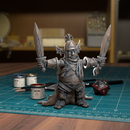 Halfling Fighter - Fantasy DND Miniatures - TytanTroll Miniatures - Only-Games