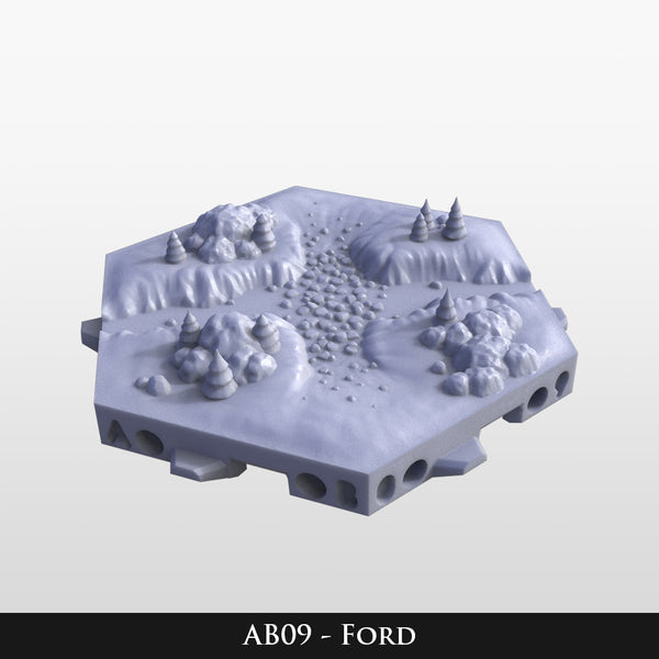 Hexton Hills - AB09 River Crossing 09 - Ford - Only-Games