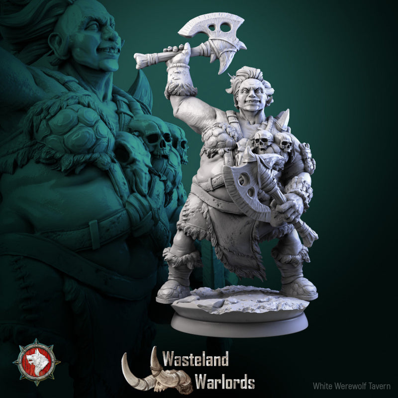 Big barbarian females set 6 miniatures 32mm - Only-Games