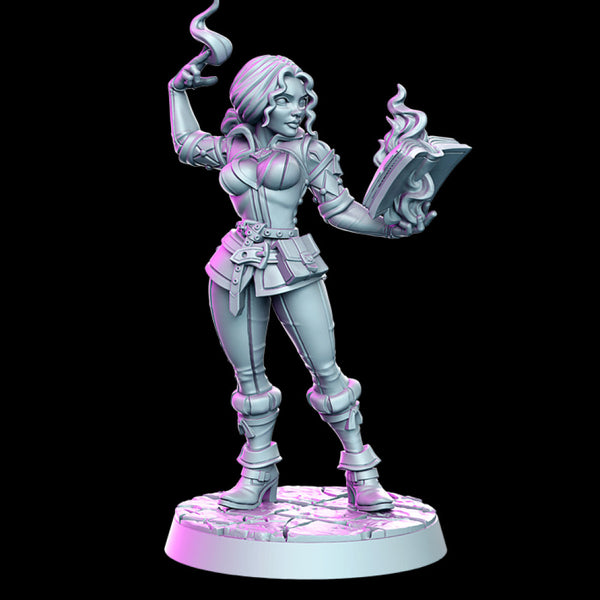Silveria - Female Wizard - 32mm - DnD - Only-Games