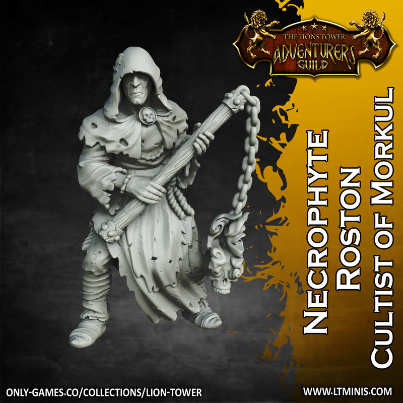 Necrophytes - Cultists Of Morkul - Set of 3 (32mm scale) - Only-Games