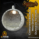 Christmas Bauble Mini Display with Dungeon Texture - Only-Games