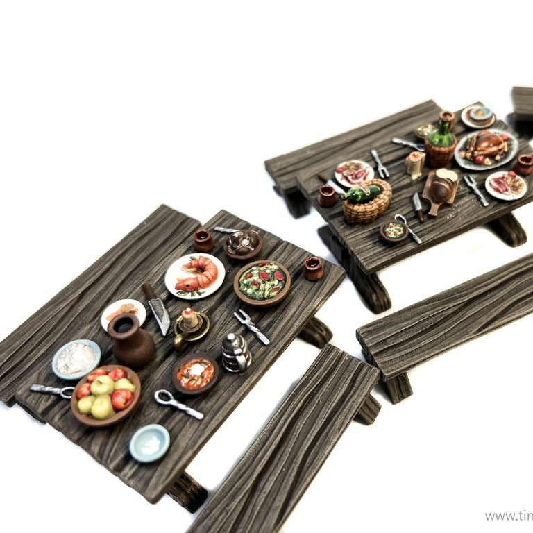 Medieval dining tables - Only-Games
