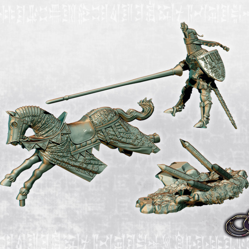 "Black Prince on horse" - November Release - Only-Games