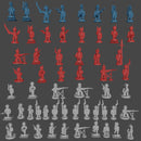 6-15mm Royal Navy Landing Party (Marines, Sailors & Officers) - Only-Games