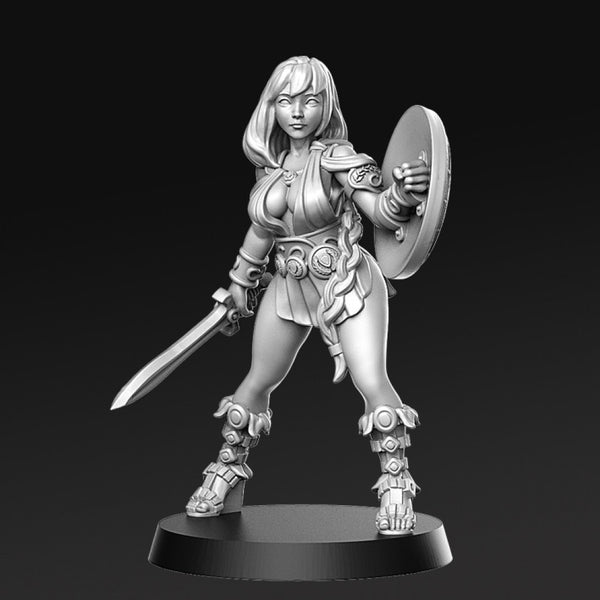 Artemisa - Greek Warrior- 32mm - DnD - Only-Games