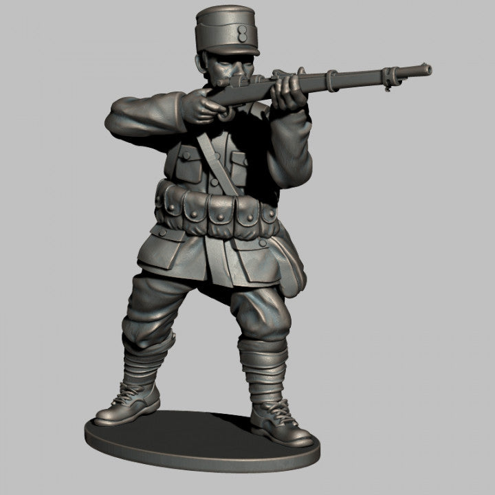 WW2 Chinese Infantry - Puddle Bases - Only-Games