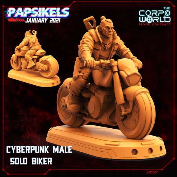 CYBERPUNK MALE SOLO BIKER - Only-Games