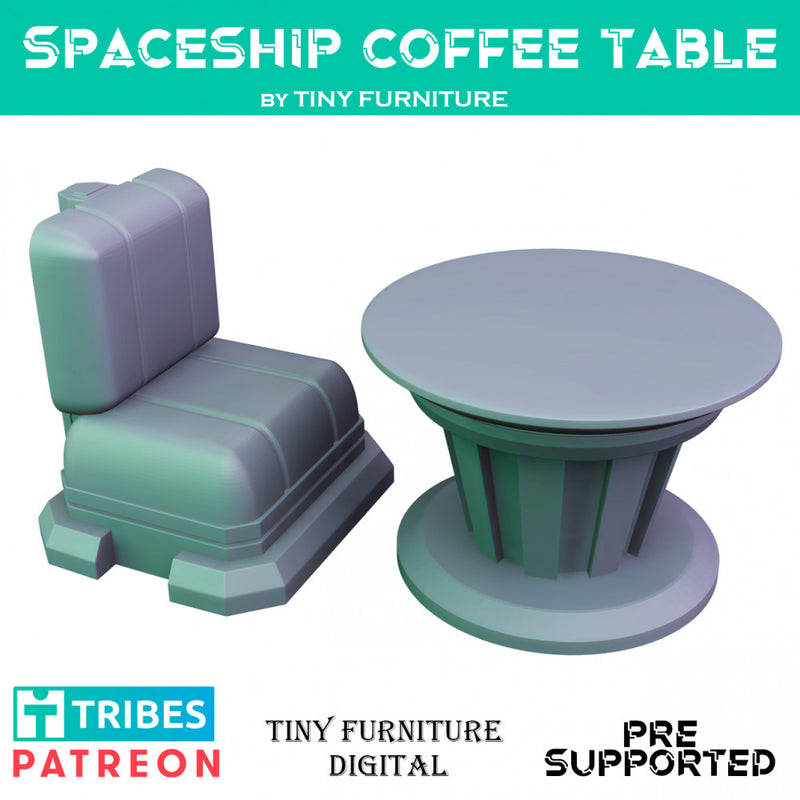 Spaceship coffee table - Only-Games