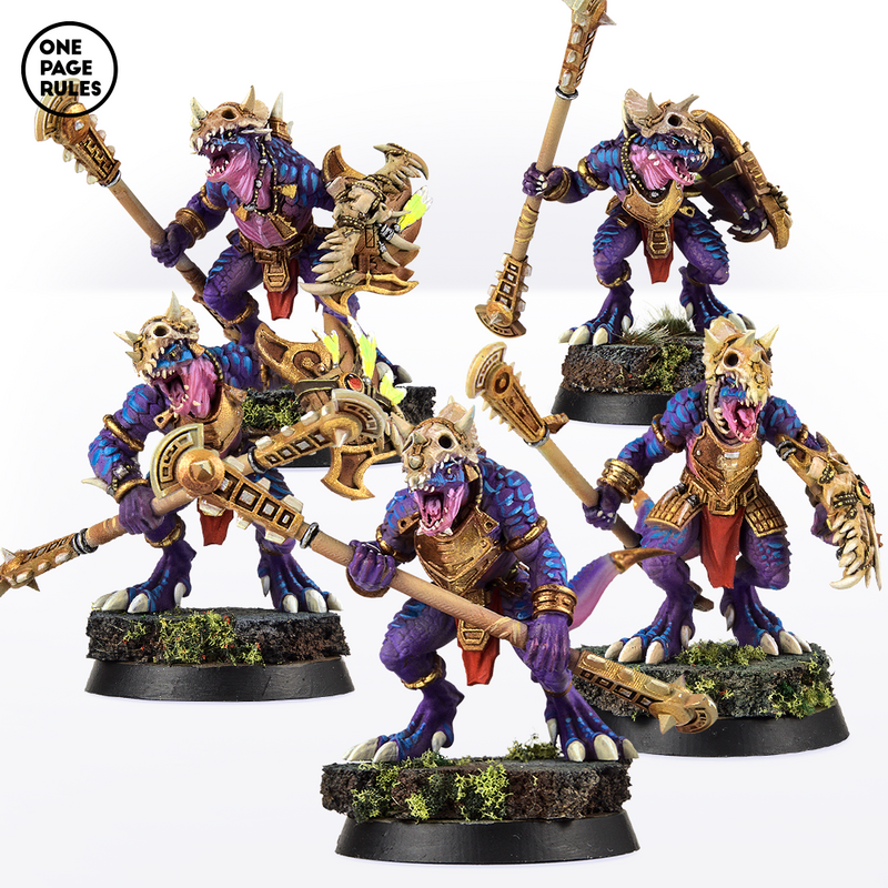 Saurian Mace Guardians (5 Models) - Only-Games