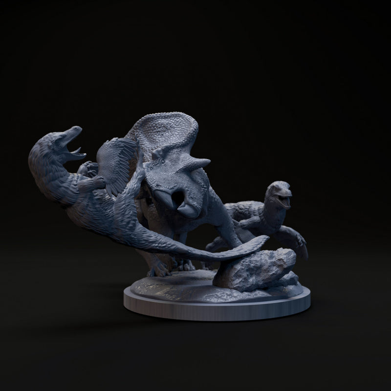 Protoceratops vs Velociraptor 1-20 scale dinosaur - Only-Games