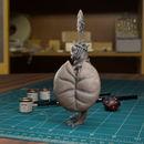 Frogfolk Spearman 08 - 32mm - DND - Pathfinder - Only-Games