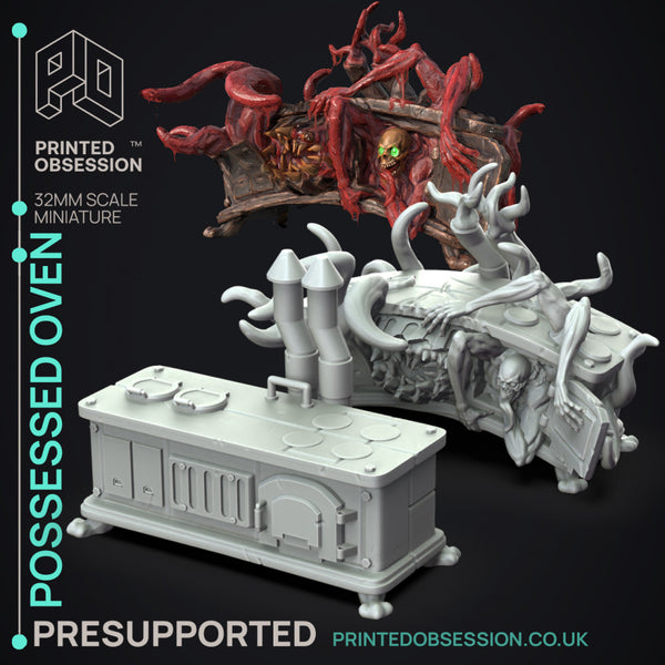 Possessed Overn - 2 Models -  PRESUPPORTED - Illustrated and Stats - 32mm scale - Only-Games