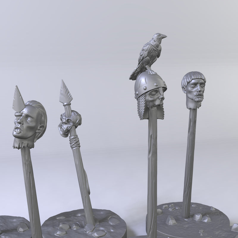 Heads on pikes (Harvest of War) - Only-Games