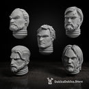 Legendary Heroes Heads x5 - Only-Games