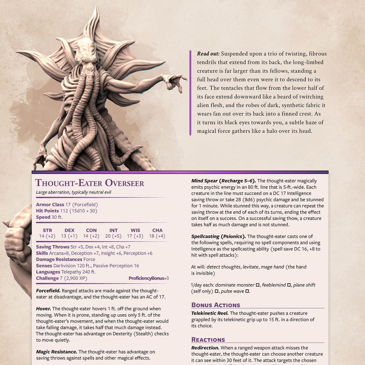 cr20 monsters 5e Astral Voyage - 5e Adventure Booklet - Mammoth Factory
