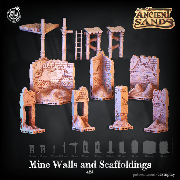 Mine Walls and Scaffoldings - Only-Games