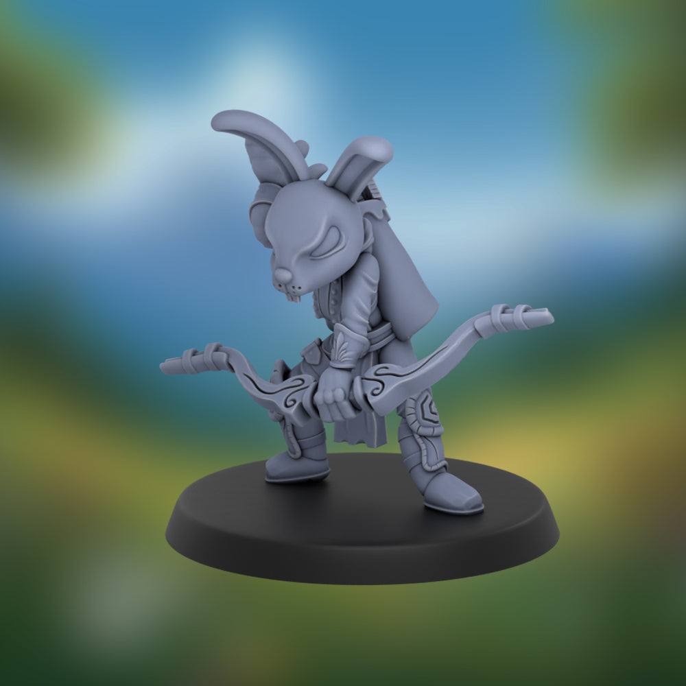 Raging Rabbits - Dice Heads - Miniatures by Only-Games.co