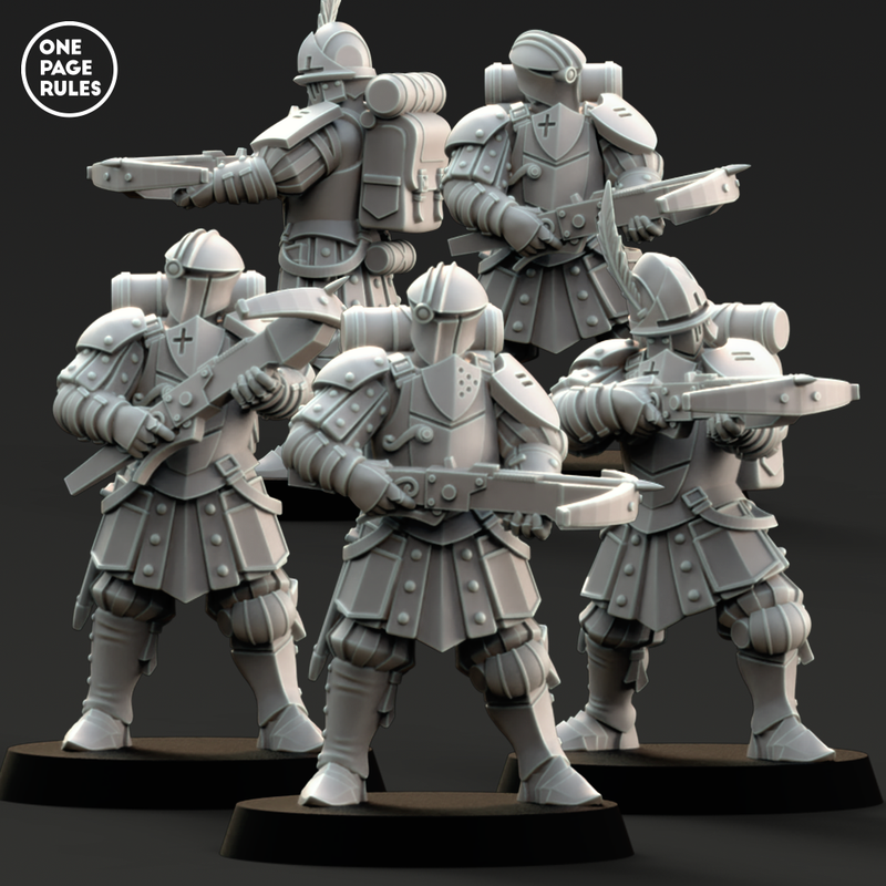 Vinci City Guard Crossbowmen (5 Models) - Only-Games