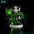 (0013) Female felinid monk druid cleric warrior with chakra spell - Only-Games