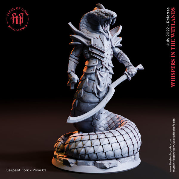Serpent-Folk Warrior 01 - Only-Games