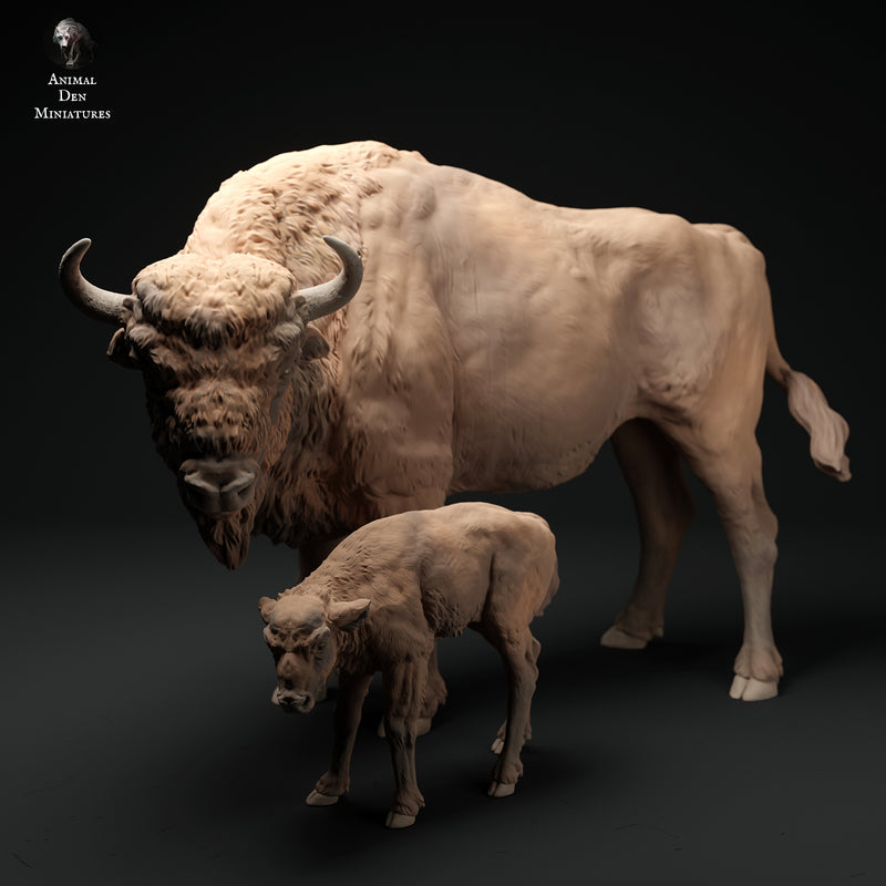 European Bison Cow and Calf 1/43 - Only-Games