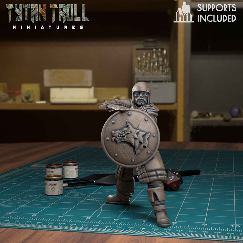 Northern Guard 03 - Frostgrave Pathfinder - Fantasy DND - TytanTroll Miniatures - Only-Games