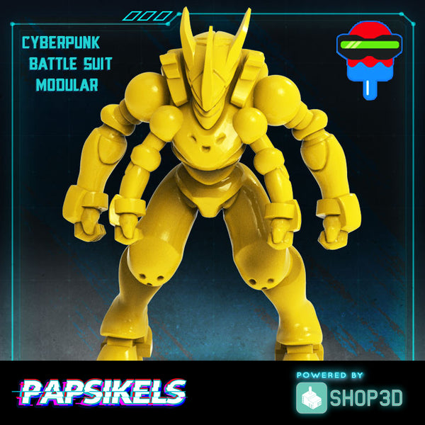 Cyberpunk Battle Suit Set C Modular - Only-Games