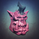 Orc Scar Heads - Set C (Lad Size) - Only-Games