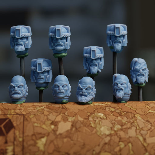 Bits Pack - Federation of Tyr Legionairy heads - Only-Games