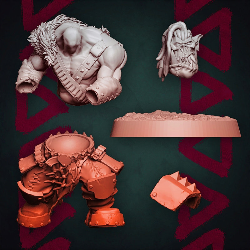 Modular Orc Monster Hunters x5 - Kit B (Lad Size) - Only-Games