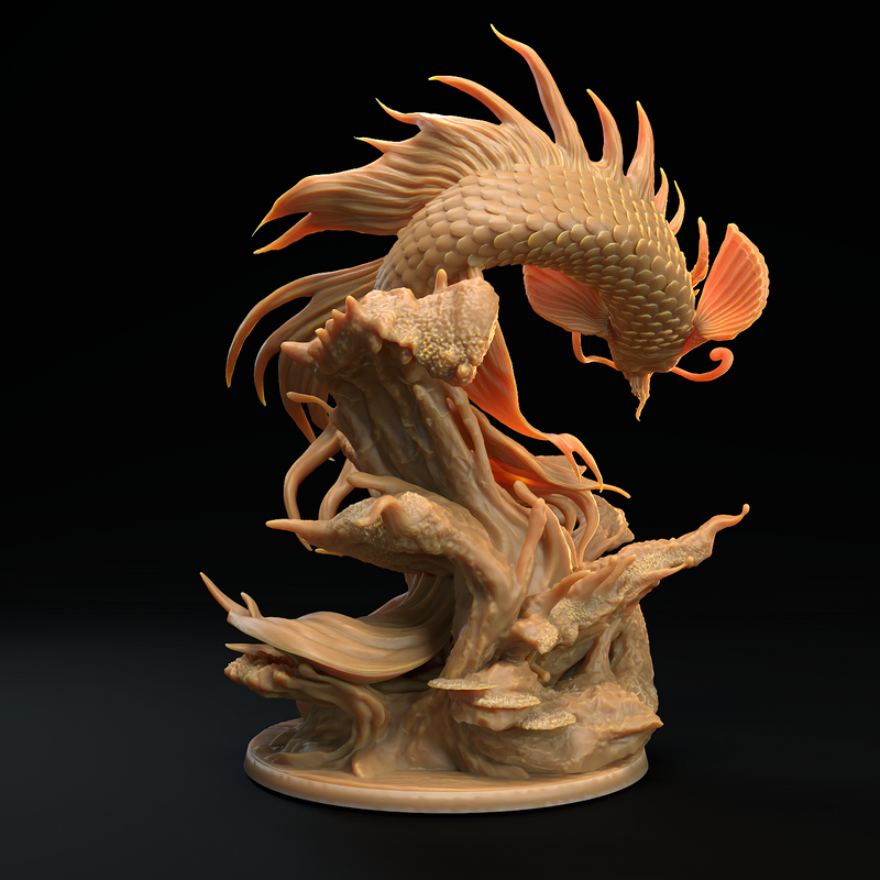 Koi Dragon | Asian Gold Dragon | Dragon Trapper's Lodge - Only-Games