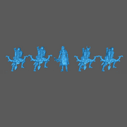 (0040) Male human half orc elf tiefling ranger with bow - Only-Games