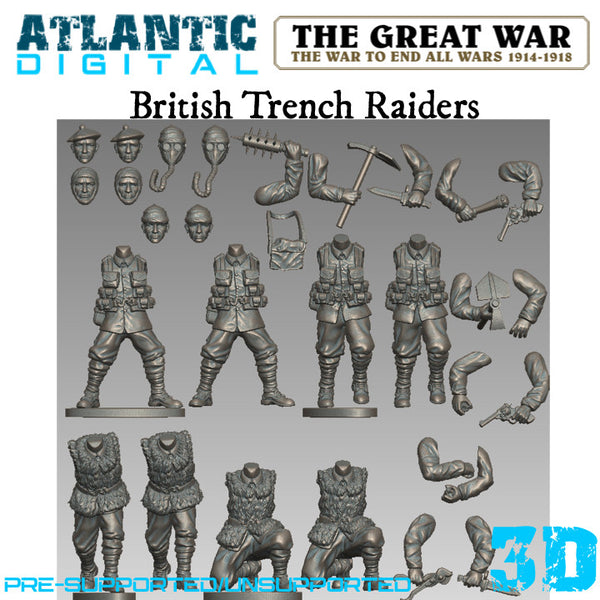 British Trench Raiders - Standard - Only-Games